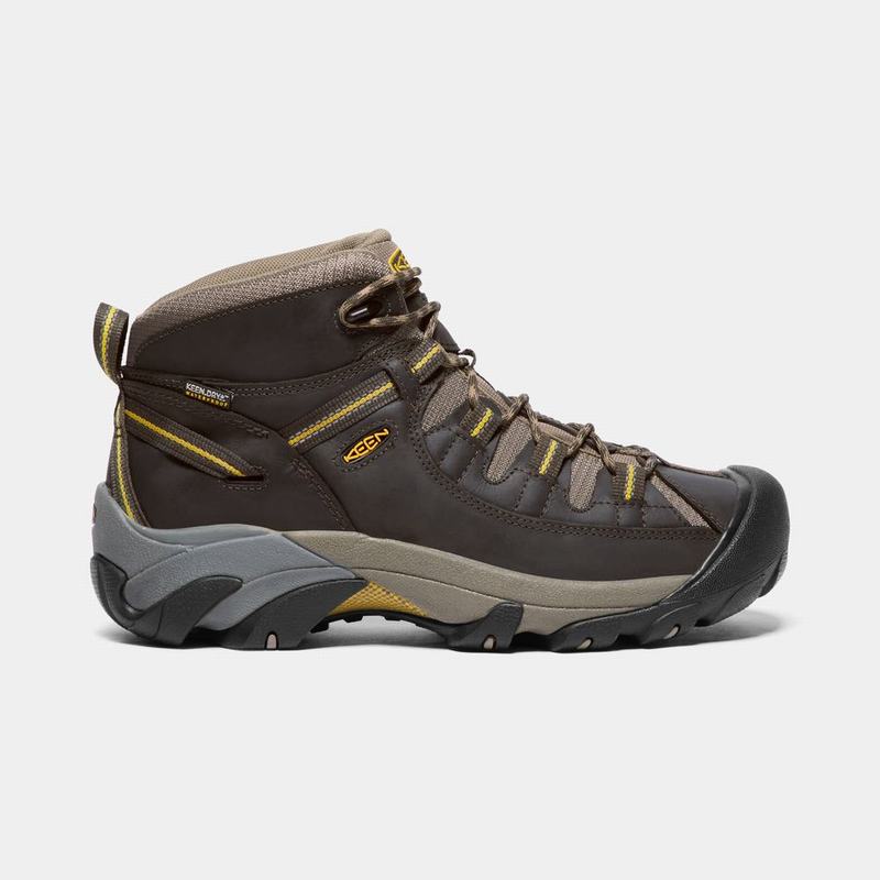 Keen Targhee II Waterproof Mid Wide - Erkek Trekking Bot - Kahve - Turkey (427951BUR)